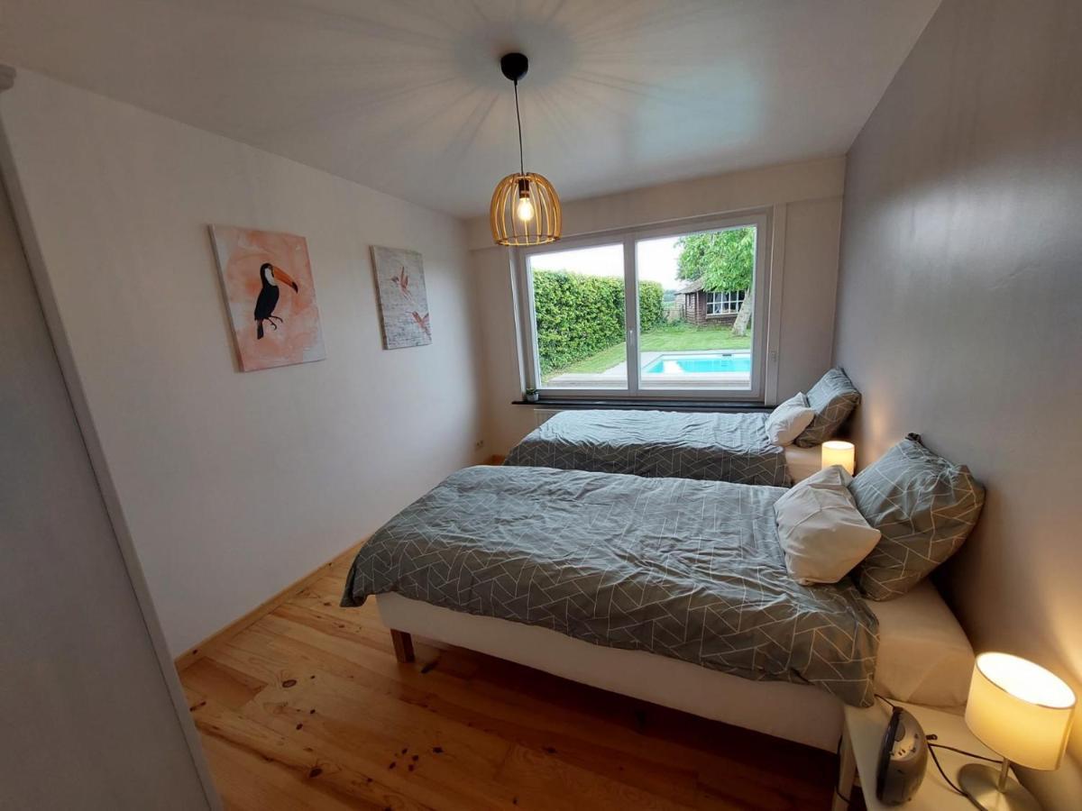 Vakantiewoning Met Permanent Verwarmd Zwembad En Sauna Koekelare Ngoại thất bức ảnh